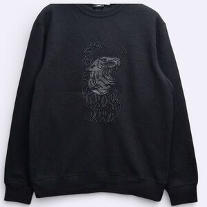 H&M x The Weeknd XO Black Sweatshirt Snake Graphic Small Men’s Crewneck Pullover
